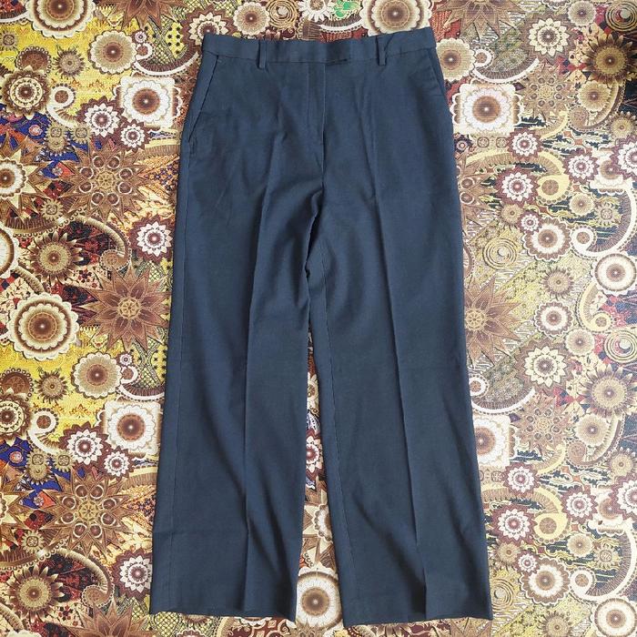 Celana Panjang formal wanita Musinsa Standard wide fit size 30 warna dark grey second like new!