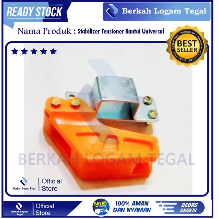 PROMO !! Stabilizer rantai universal klx tensioner rantai motor bebek + bracket