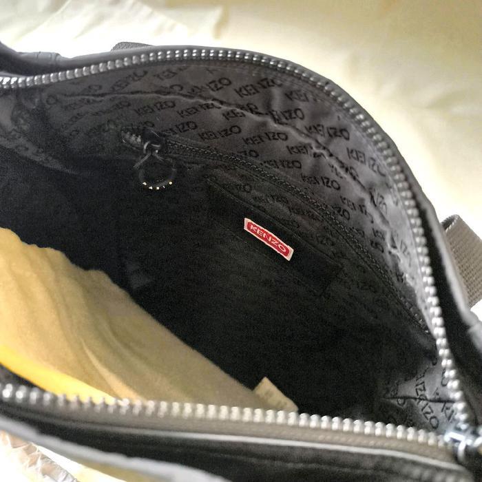KENZO PARIS JUNGLE BADGES 2 WAY TOTE BAG BLACK FW23 AUTHENTIC 100% BNWT