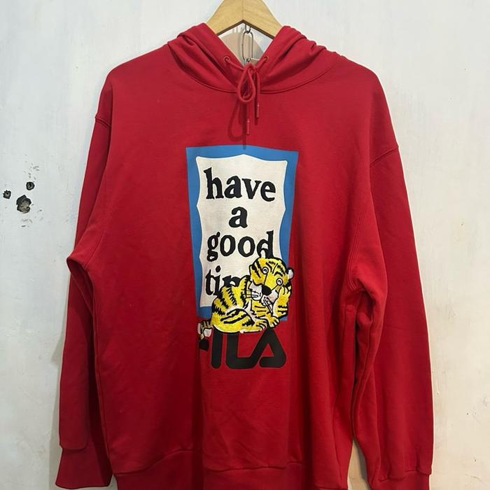 Hoodie have a good time X FILA