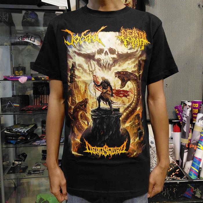 T Shirt Band Official DEADSQUAD | JASAD | DEATH VOMIT - CATACLYSMIC EUROPE TOUR 2026