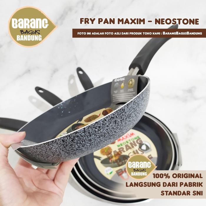 Fry pan Keramik Maxim Neostone. Panci Anti Gores,Wajan Frypan Anti Lengket, Kramik, Ceramic, Cramic