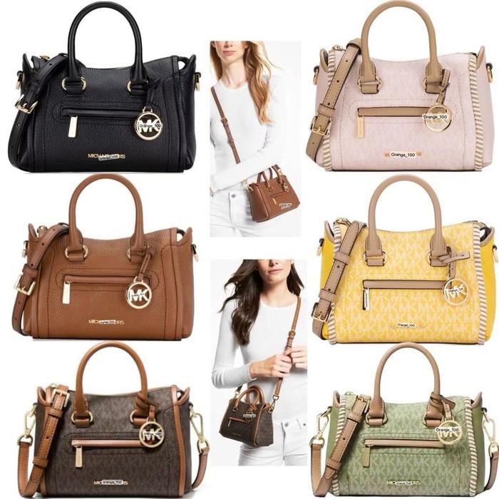 TAS Wanita MK CARINE Satchel Crossbody Bag XS Original