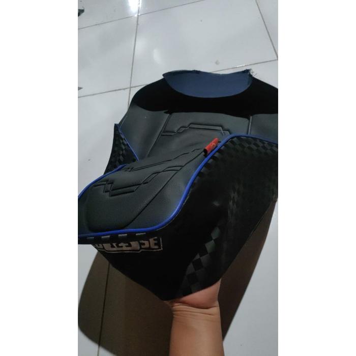 kain jok cb motif - cover jok cb 125se - kulit jok cb siap pakai