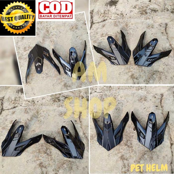 PET HELM UNIVERSAL TOPI HELM TRAIL SUPERMOTO MOTOCROSS