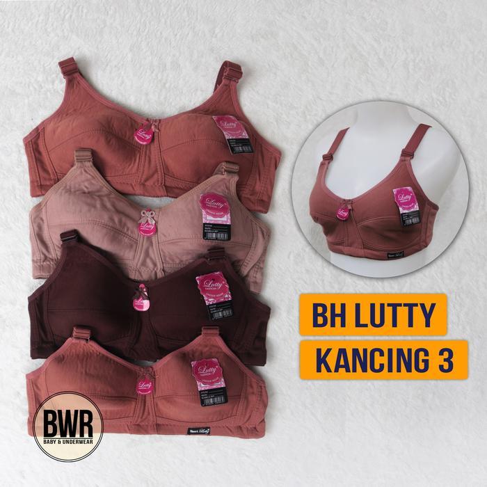 PREMIUM BH Sport Lutty Kait 3 | Bra tanpa busa tanpa kawat kancing 3