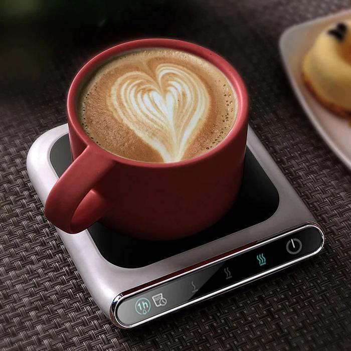 Pemanas Penghangat Gelas Teh Kopi Tatakan Warmer Cup Coffee LED USB