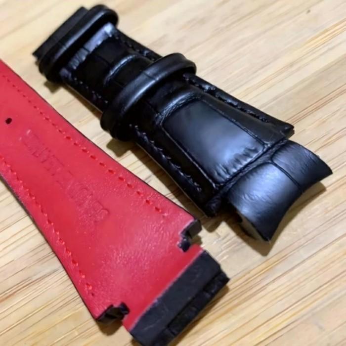 Tali Kulit Jam Tangan Aigner Palermo 58500 Super Original - Hitam BEST PRICE