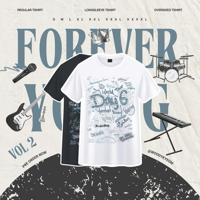 DAY6 FOREVER YOUNG TSHIRT BY WOODYKYEOM