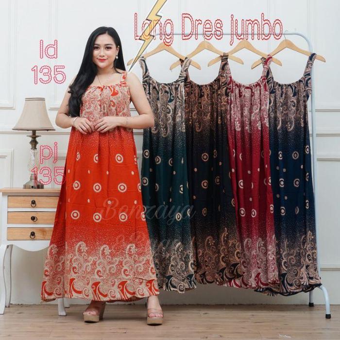 Daster yukensi jumbo LD 135 Bahan Rayon Halus Yukensi Andin Ikat Cinta Baju Tidur Seksi Hot Mam Busu