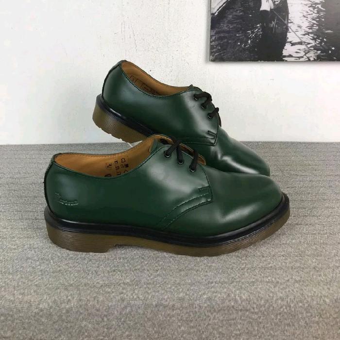 Sepatu Oxford Dr martens PW green smooth