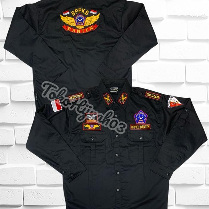 KEMEJA BPPKB BANTEN SERAGAM BPPKB BANTEN BAJU BPPKB BANTEN FULL BORDIR KEMEJA TERBARU BPPKB BANTEN S