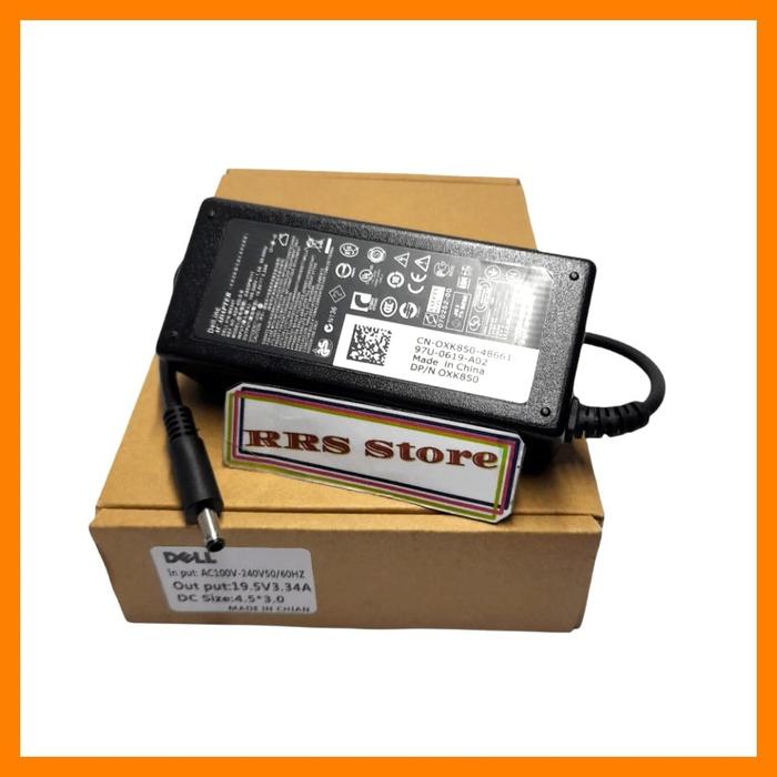 Adaptor Power Supply Charger Dell 65W 19.5V 3.34A Inspiron N5010 N5110 N7010 N4010 17 1750 1764 1720