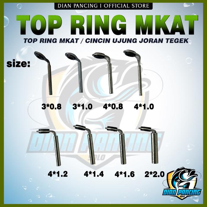 Ring Ujung Joran Tegek MKAT Ukuran Beragam
