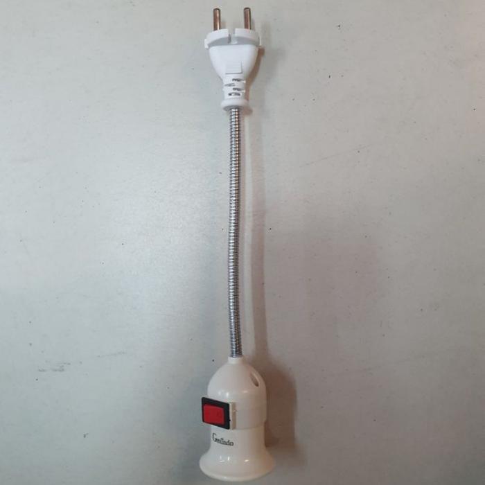 Fitting Lampu E27 Kabel Flexible Colokan Ke Listrik