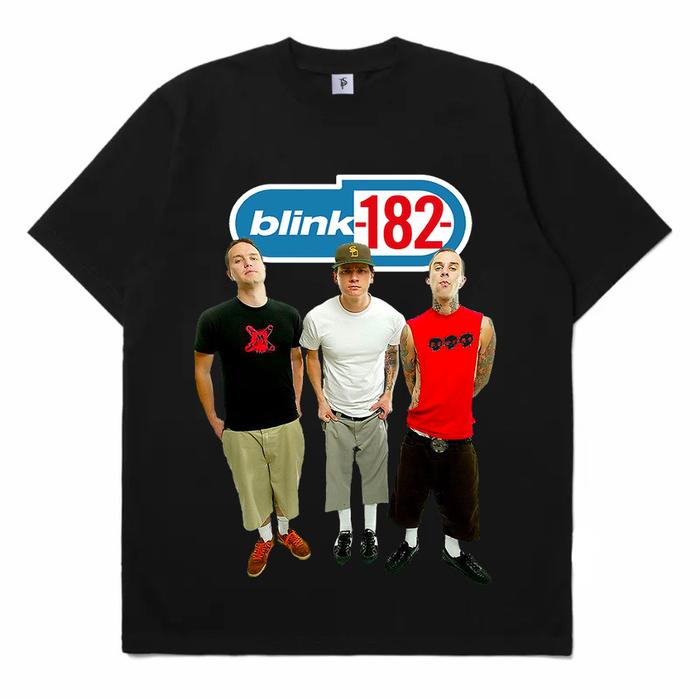 [COD]KAOS BAND BLINK182 - TSHIRT BLINK 182 COTTON COMBED 24S KAOS