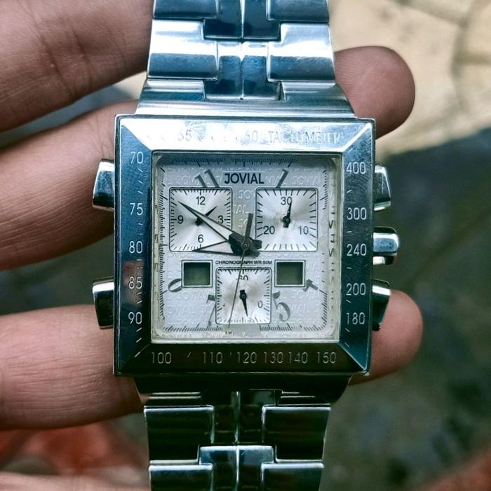 Jam Tangan Pria Original Jovial Chronograph
