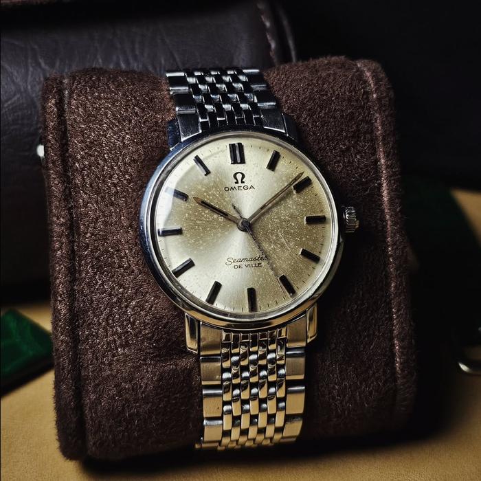 Vintage 1960s omega seamaster de ville (double signed) cal. 601