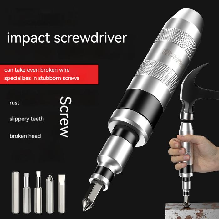 12 PCS Impact Screwdriver Hand Manual Reversible Impact Driver Set