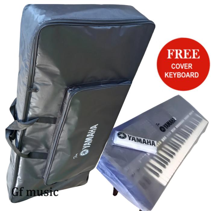 Tas Keyboard Yamaha psr E 473,PSR E463, PSR E453, PSR 2000.psr 3000.psr 1500 Bonus Cover Trasparan