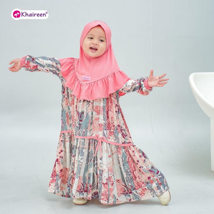 KHAIREEN Gamis Khairina (Etalase 1) Gamis Anak Gamis Anak Rayon Motif Gamis Bayi Balita Gamis Aqiqah