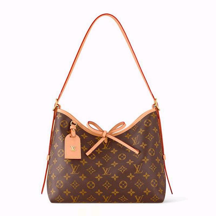 Louis Vuitton LV CarryAll PM Shoulder Bag in Brown Monogram Canvas