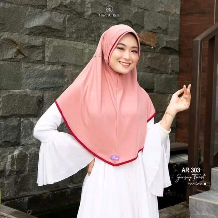 Ar 303 Jilbab Instan Serut
