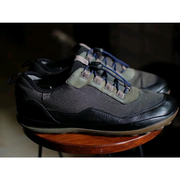Sepatu Outdoor Low Camper Gore Tex Goretex Leather Mesh Vintage Tali Serut not Skena Vintage Rugged 