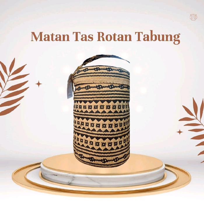 Matan Tas Rotan Tabung Khas Kalimantan Timur