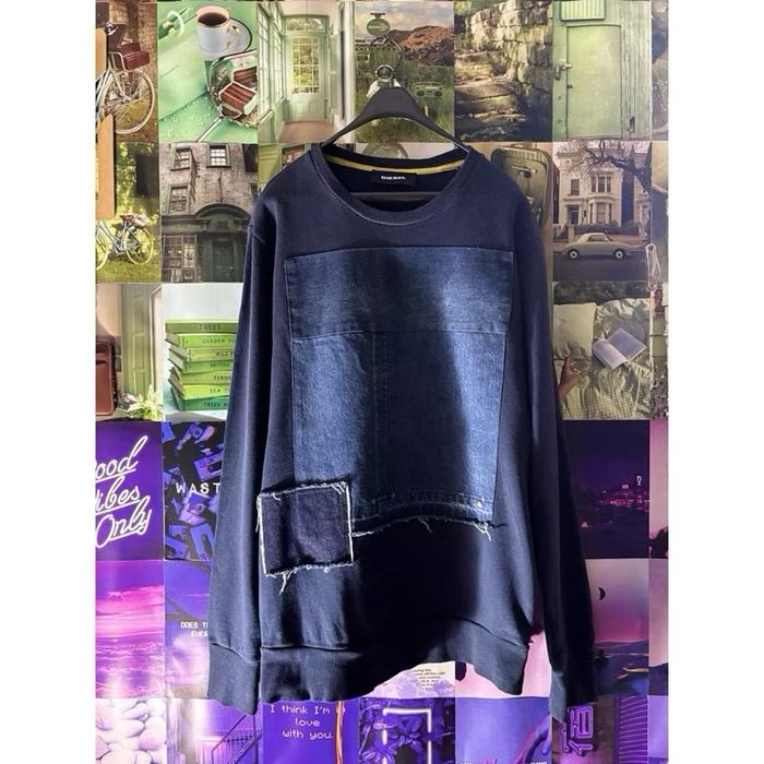 Diesel Essentials Denim Crewneck Preloved