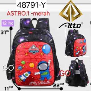 sogo Tas Alto Silver Girl Tas Ransel Sekolah Anak TK PAUD Laki Pria Cowok