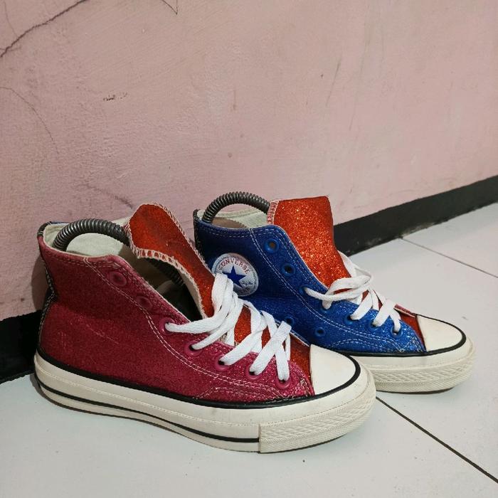 Sepatu Sneakers C*πverse ctas hi Glitter X JW Anderson size - 35