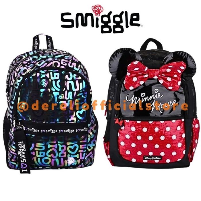 > SMIGGLE - SMIGGLE CEWE - Ransel SD SMP SMA - YKK - Dereli Official Store - Waterproof Anti Air - T