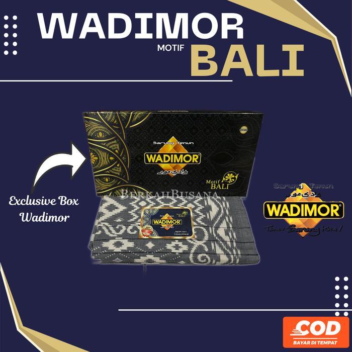 Sarung Tenun Pria Dewasa Wadimor Motif Bali Original Warna Baru 2022