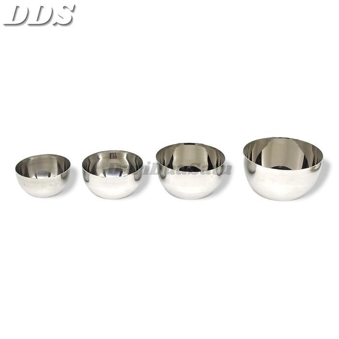 Mangkok Kecil Mini Stainless Tebal Tempat Bumbu Saos Kecap 6