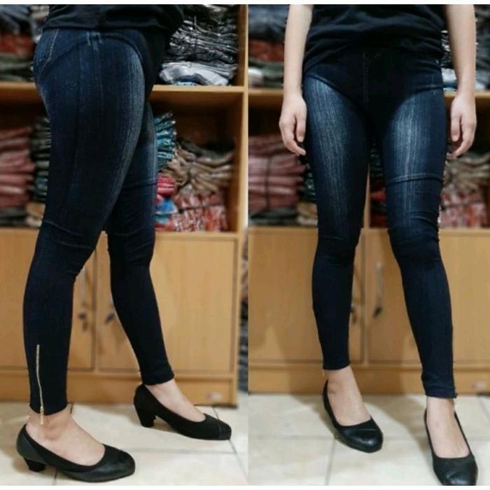 legging jeans wanita import kekinian viral tiktok