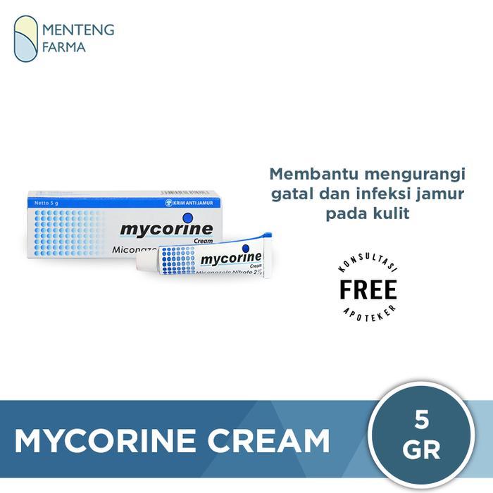 Mycorine Cream 5 Gr - Salep Gatal Jamur, Panu, Kurap, Kutu Air