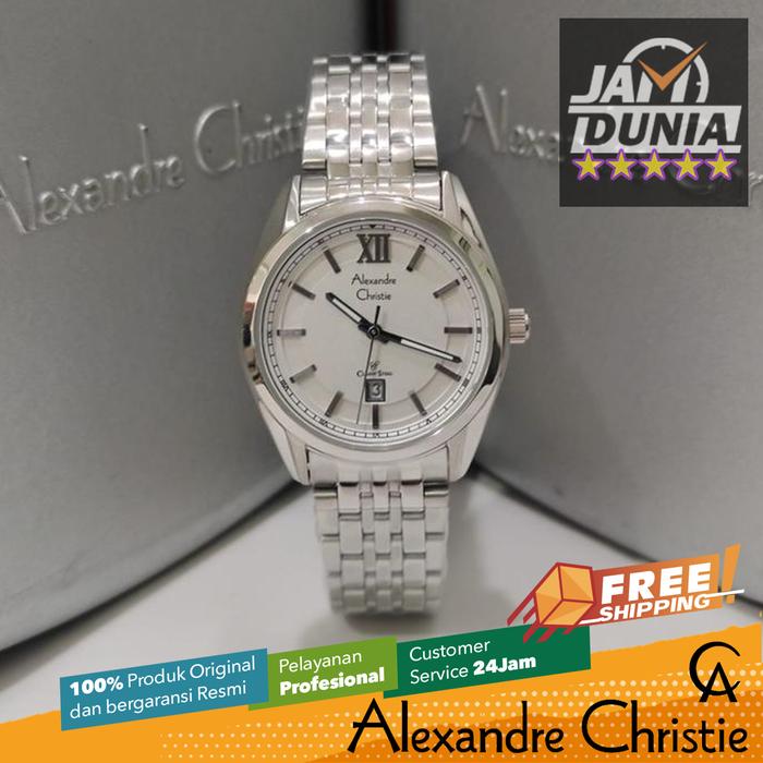 JAM TANGAN WANITA ALEXANDRE CHRISTIE ORIGINAL WITH SILVER STAINLESS JAM AC 8690 AC 8690 AC8690 ACF86
