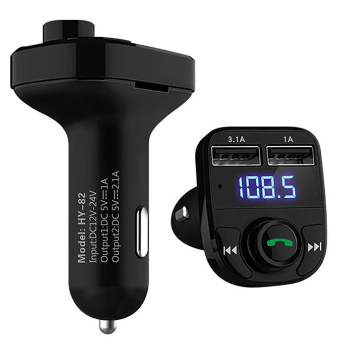 Modulator Pemancar FM Kit Mobil Bluetooth Bebas Genggam