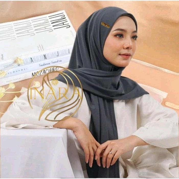 (DAPAT 3 HIJAB BERLABEL) HIJAB SEGITIGA INSTAN JERSEY LABEL AKRILIK PREMIUM BY ShenaHijab
