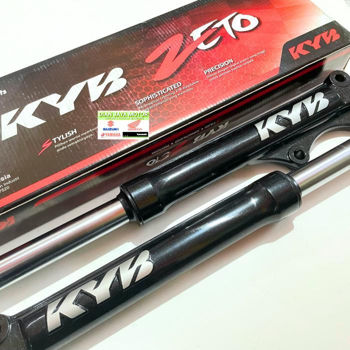 KAYABA ZETO KYOS FF1020HZ HITAM SHOKBREKER SOK SHOCKBREAKER SHOCK BREAKER DEPAN ASSY MIO MIO NEW MIO