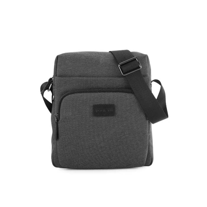 Pierre Cardin Tas Selempang Sling Bag Kanvas Hitam 9112832102BLA-Black