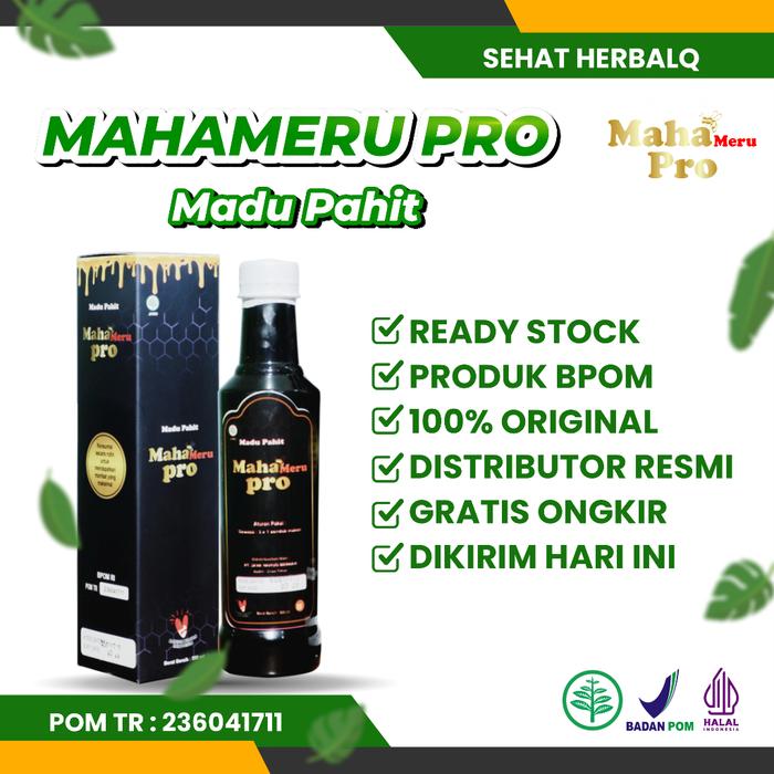 MAHAMERU PRO PLUS MADU HITAM PAHIT UNTUK MENGATASI DIABETES, MAAG, RADANG, BATUK, PILEK, ASMA