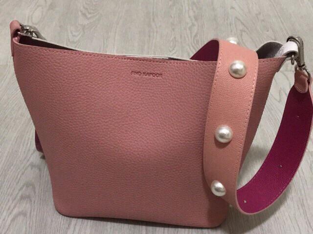 Tas FIND KAPOOR ASLI ORIGINAL 100% Peach & White