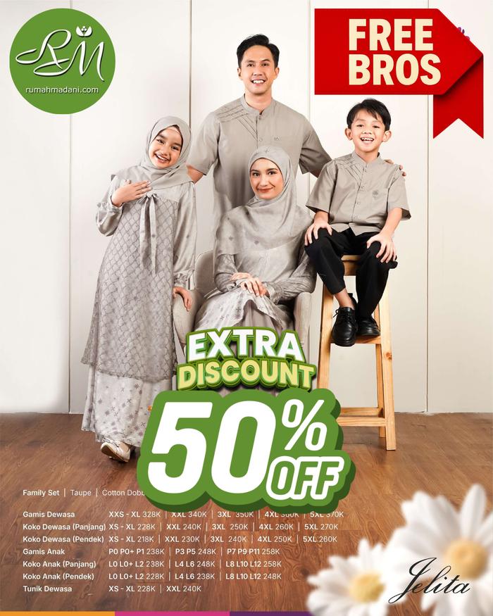 NIBRAS SARIMBIT 2025 JELITA WARNA TAUPE RAYYA SERIES 2025 Rumah Madani