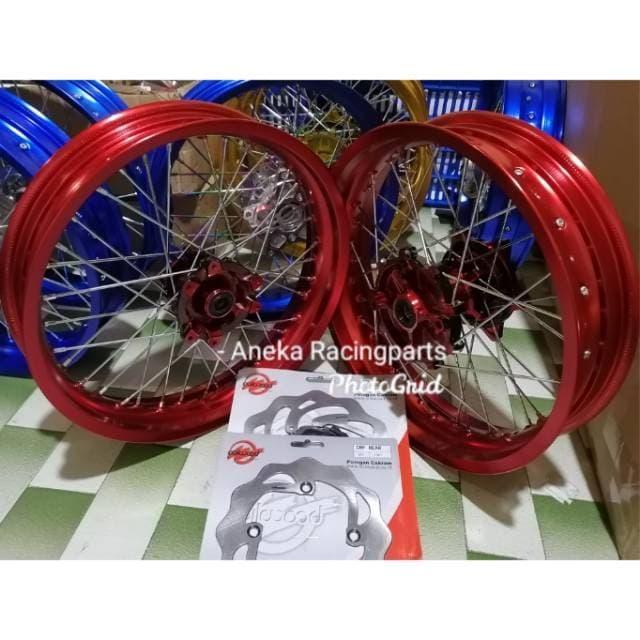 Velg Crf 150 Lingkaran 17 Supermoto Siap Pakai /Velg Supermoto Crf 150 / Ready Stok / New / Spesial