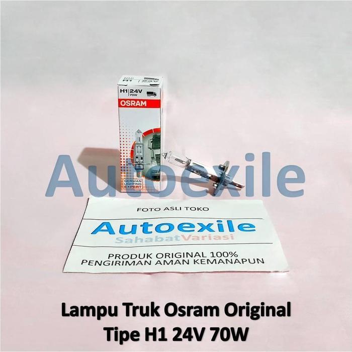 OSRAM ORIGINAL SPARE PART H1 24V 70W 64155 GERMAN LAMPU TRUK BOHLAM TRUCK