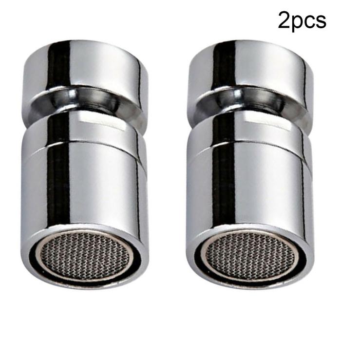 2pcs 360 Degree Swivel Kitchen Tap Aerator 22mm M22 Male Thread