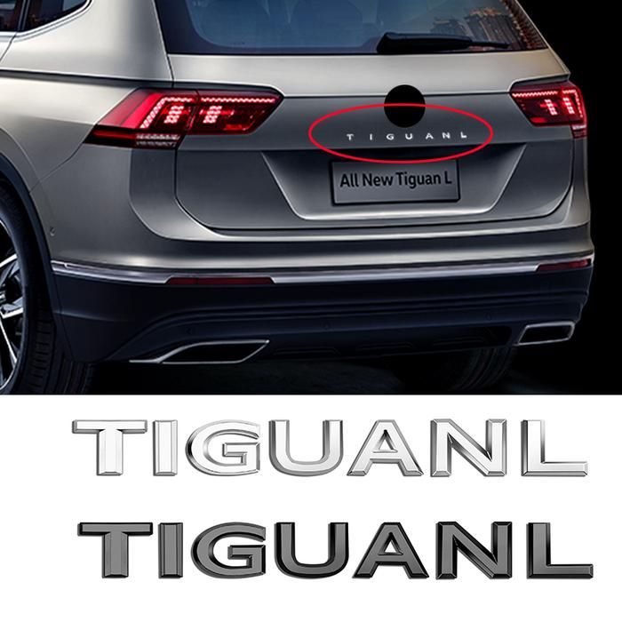 Stiker Bagasi Stiker Emblem Huruf Font untuk VW TIGUANL