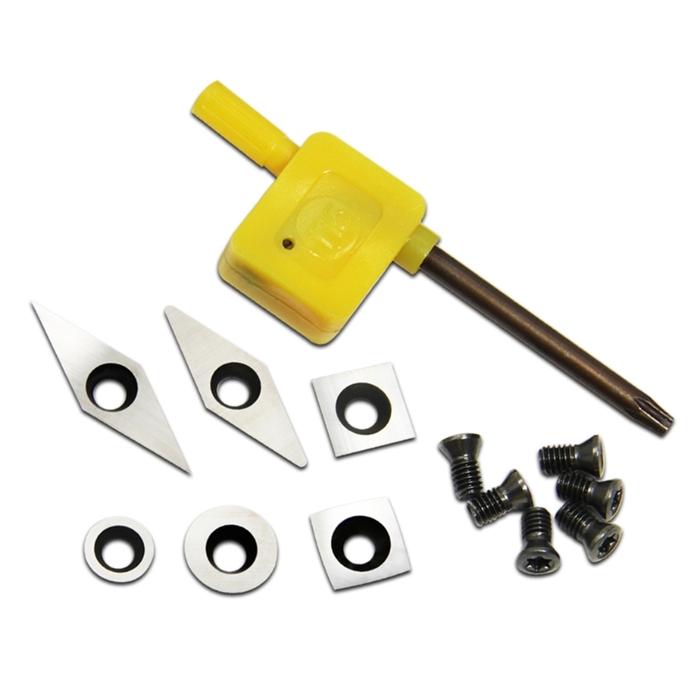 Terlaris, Woodturning Tools Helical Planer Cutter Head for wood Lathe
